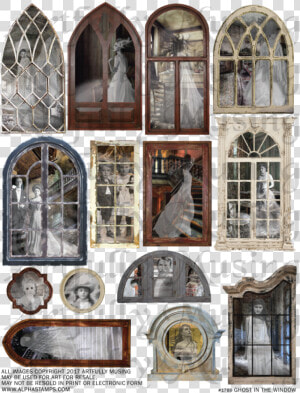 Transparent Haunted Mansion Png   Haunted House Window Png  Png Download