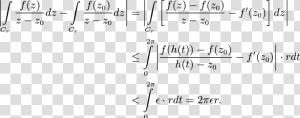 Egin align   iggllvert Intlimits  c R  rac f   z   Cauchy  39 s Integral Formula  HD Png Download