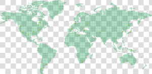 Dotted Background Map   World Map 1 Colour  HD Png Download