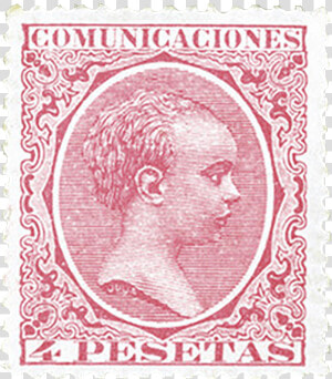 4p Carmine Rose King Alfonso Xiii Stamp    Špilberk Castle  HD Png Download