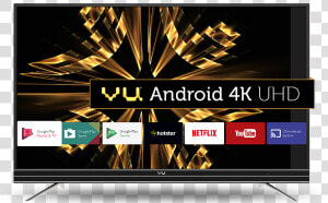 Vu Iconium 43 Inch Ultra Hd 4k Led Smart Tv  HD Png Download