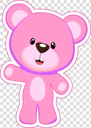 Urso Rosa E Azul Png  Transparent Png