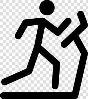 Running Stick Man Png   Stick Figure Running On Treadmill  Transparent Png