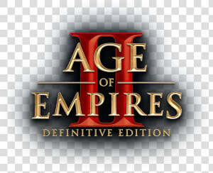 Age Of Empires Ii   Age Of Empires 2 Definitive Edition Logo  HD Png Download