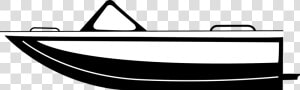 Motor Boat Png Black And White   Speed Boat Clipart Black And White  Transparent Png