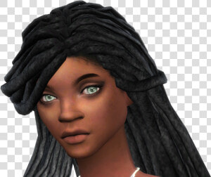 Maxis Match African Hair Sims 4  HD Png Download