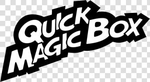 Quick Magic Box Logo Png Transparent   Magic Box Quick  Png Download