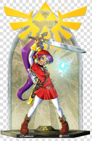 View Samegoogleiqdbsaucenao 1456105114704     Shantae Half Genie Hero And Link  HD Png Download