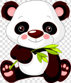 Panda Clipart Cute Baby Zoo Animal   Cute Panda Clipart  HD Png Download