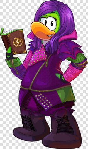 Descendants Party Mal   Club Penguin De Descendientes  HD Png Download