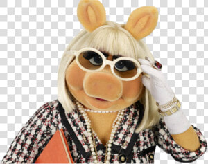 Miss Piggy Con Gafas  HD Png Download