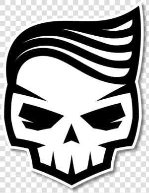 Ybg Skull Sticker   Your Biker Gang Logo  HD Png Download