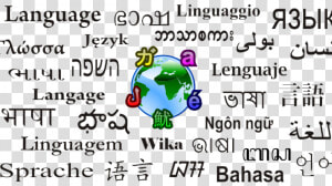 Language In Many Languages  HD Png Download