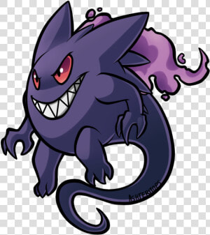 Mega Gengar By Princeofspirits On Deviantart   Gengar  HD Png Download