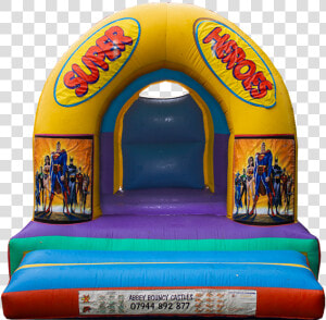 Super Heroes 10ft X 12ft Bouncy Castle Www   Bouncy Castles  HD Png Download