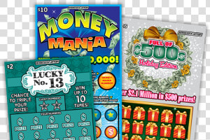 Dec Scratch Ticket Fan   Full Of  500  Holiday Edition Winner  HD Png Download