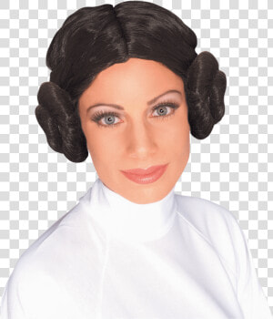 Adult Princess Leia Wig   Princesa Leia  HD Png Download