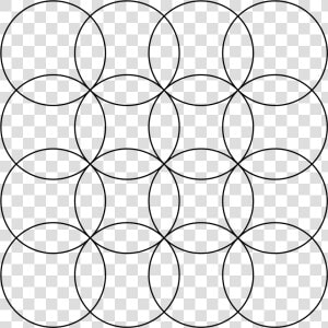 Overlapping Circles Grid   Circle  HD Png Download