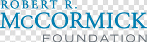 Mccormick   Robert Mccormick Foundation Logo  HD Png Download