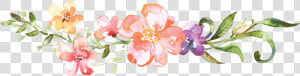 Clip Art Flower Divider Clip Black   Flower Divider Png  Transparent Png