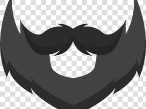 Beard Clipart Mustache   Cartoon Transparent Background Moustache  HD Png Download