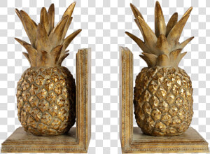 Côté Table Gold Pineapple Book Ends   Pineapple  HD Png Download