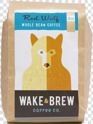 Red Wolf 12oz Whole Bean Coffee 100  Arabica Whole   Companion Dog  HD Png Download