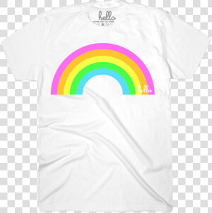 Rainbow Png Tshirt   Rainbow White T Shirt  Transparent Png