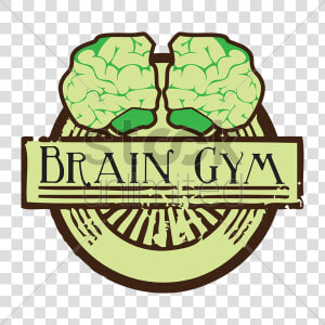 Human Brain With Brain Gym Label Clipart   Appliance Repair  HD Png Download