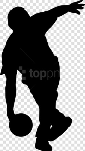 Free Png Sport Bowling Silhouette Png   Bowling Silhouette Png  Transparent Png