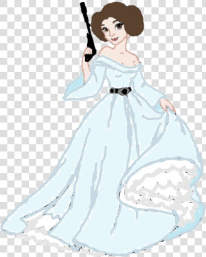 Princess Leia Clipart Leia Organa   Disney Princess Leia Organa  HD Png Download