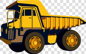 Dump Truck Clip Art   Transparent Dump Trucks Clipart  HD Png Download