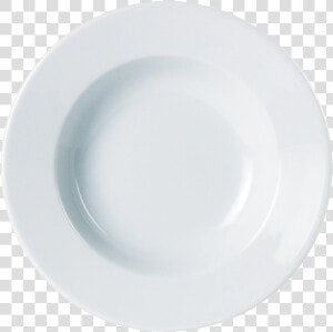 Porcelite Pasta soup Plate bowl 9in   White Dinner Plate With Black Background  HD Png Download