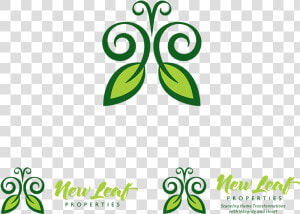 Logo Design By Saulogchito For New Leaf Properties   Leaf  HD Png Download