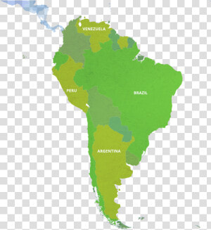 Transparent Latin America Map Png   Png Download   Montessori South America Continent  Png Download