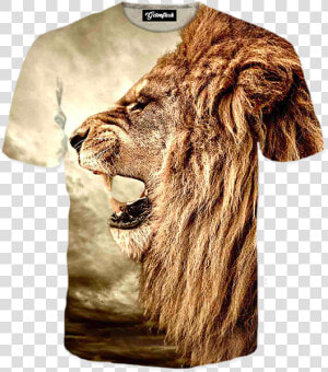 Transparent Lion Roar Png   Spandex And Polyester Shirts  Png Download