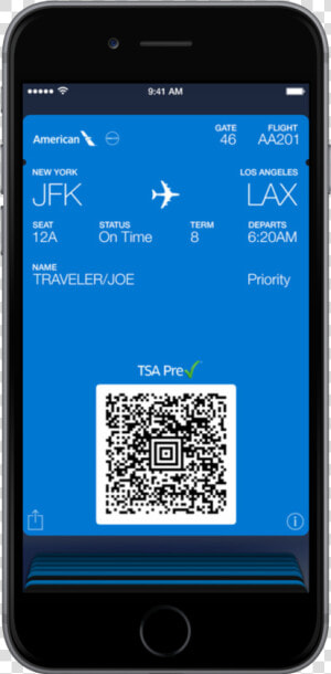 Qr Codes On Mobile Tickets Make For A Much Smoother   Mobile Device  HD Png Download