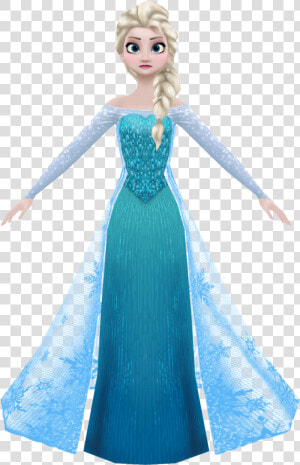 Elsa Doll Png   Elsa Frozen Dress Cartoon  Transparent Png