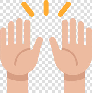 Transparent Open Hand Png   Emoji Mãos Pra Cima Png  Png Download