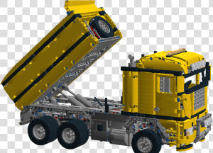 Dump Truck Instruction Model   Trailer Truck  HD Png Download