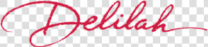 Delilah Signature  HD Png Download