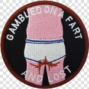 Gambled On A Fart Patch   Needlework  HD Png Download