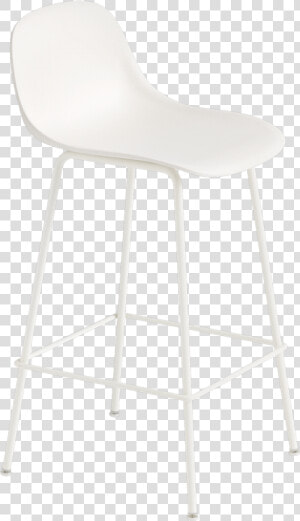 23684 Fiber Bar Stool Wback Tube H65 Whitewhite 1503418742   Muuto Fiber Bar Stool  HD Png Download