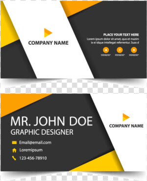 Clip Download Vector Template Visiting Card  HD Png Download