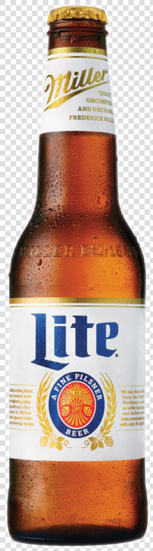 Miller Lite Png   Miller Lite Bottle Label  Transparent Png