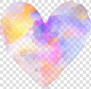 Transparent Watercolor Heart Clipart   Watercolor Heart Free Png  Png Download