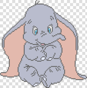 Pixel Art Disney Dumbo  HD Png Download