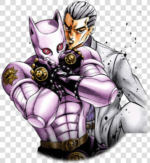 Unit Yoshikage Kira  login Bonus    Kira Yoshikage Killer Queen Pose  HD Png Download