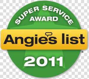 Angie  39 s List Super Service Award 2011  HD Png Download