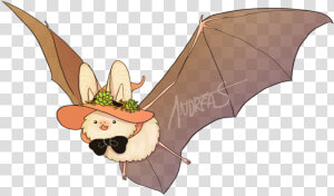 First Commission Of The New Year A Cute Long eared   Little Brown Myotis  HD Png Download